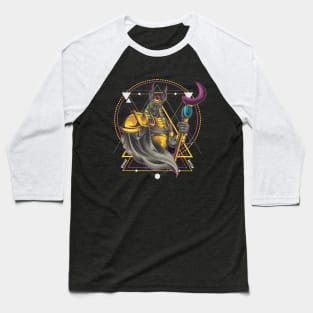 Anubis King Design Baseball T-Shirt